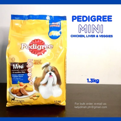 Pedigree Mini 1.3kg (Chicken, Liver & Vegetable Flavor)