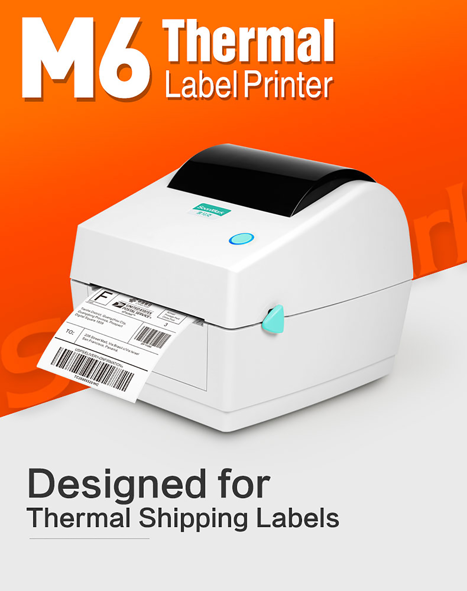 SMK-M6 Thermal Label Printer Direct 