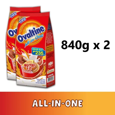 Ovaltine All-In-One 840g Pair Bundle