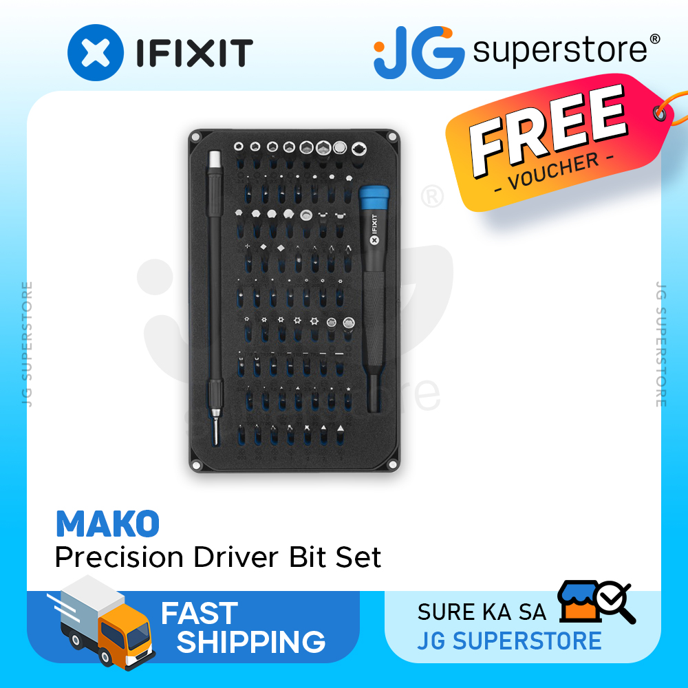 iFixit Mako Driver Kit - 64 Precision Bit Set for Electronics Repair