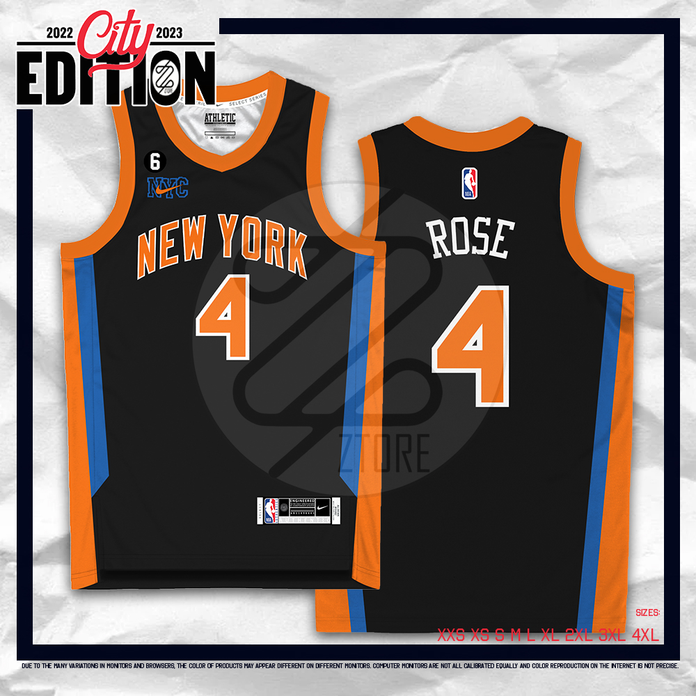 Derrick Rose New York Knicks Fanatics Branded 2022/23 Fastbreak Jersey -  City Edition - Black