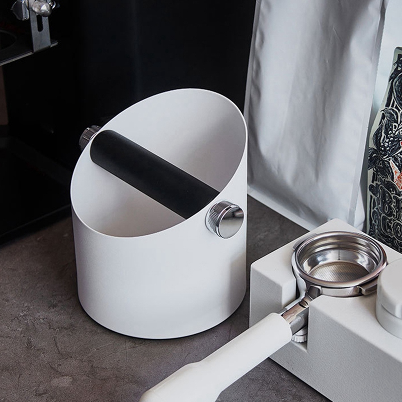 Knock Box for Coffee with Removable Knock Bar Espresso Bin for Home Kitchen Office Espresso Machine Accessories
