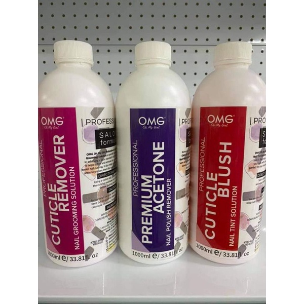 OMG Cuticle Remover, Nail Tint and Acetone Lazada PH