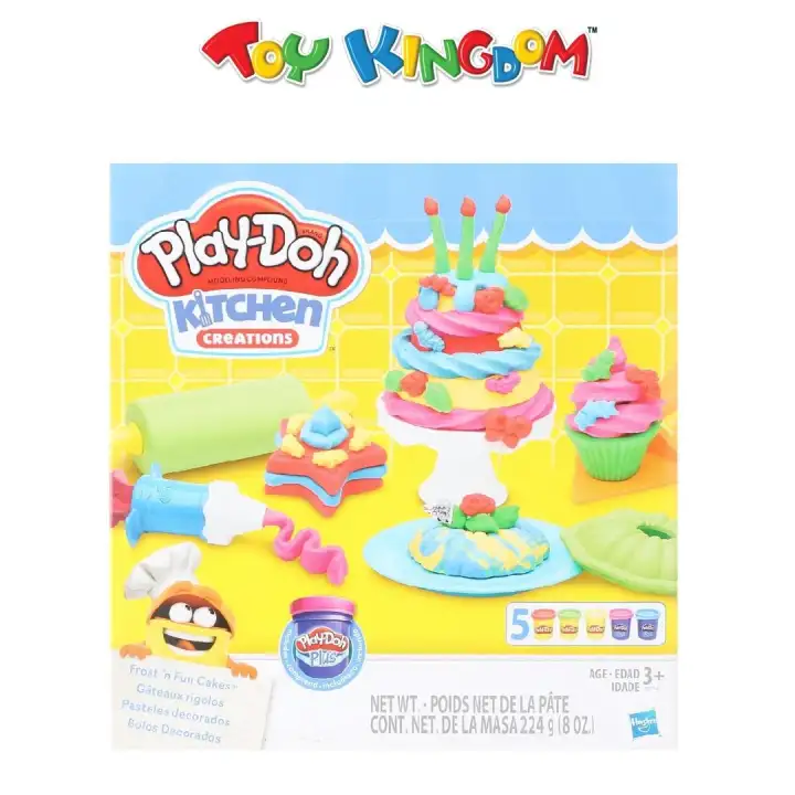 play doh kitchen creations cake party