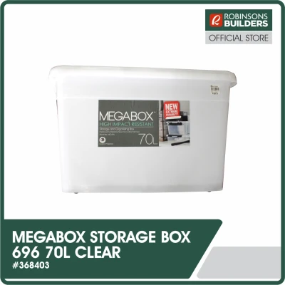 MEGABOX STORAGE BOX 696 70L CLEAR