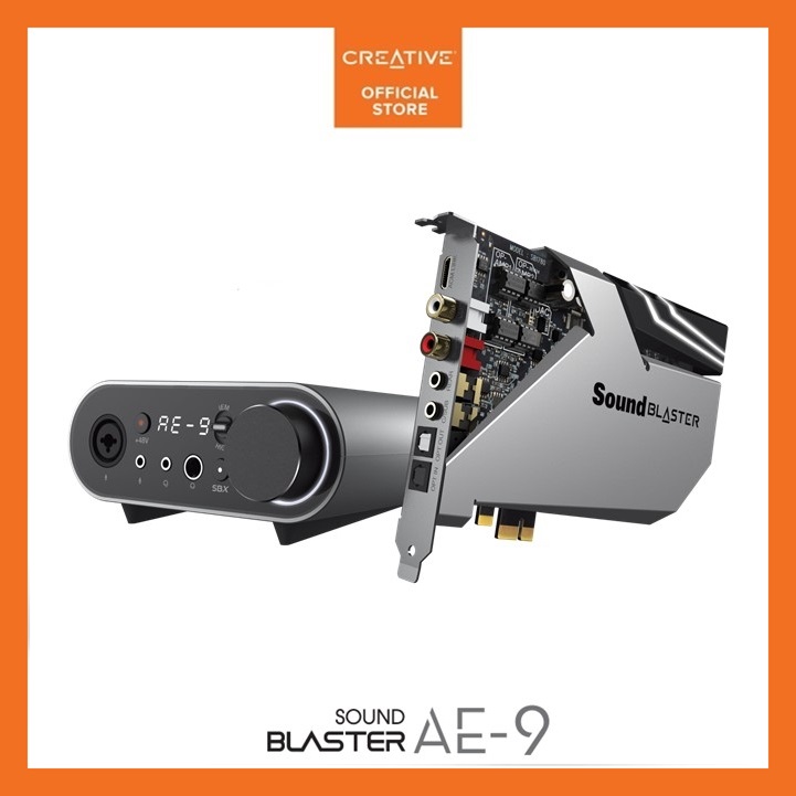 Creative Sound Blaster AE-9 Internal PCIe Sound Card, Ultimate 32-bit