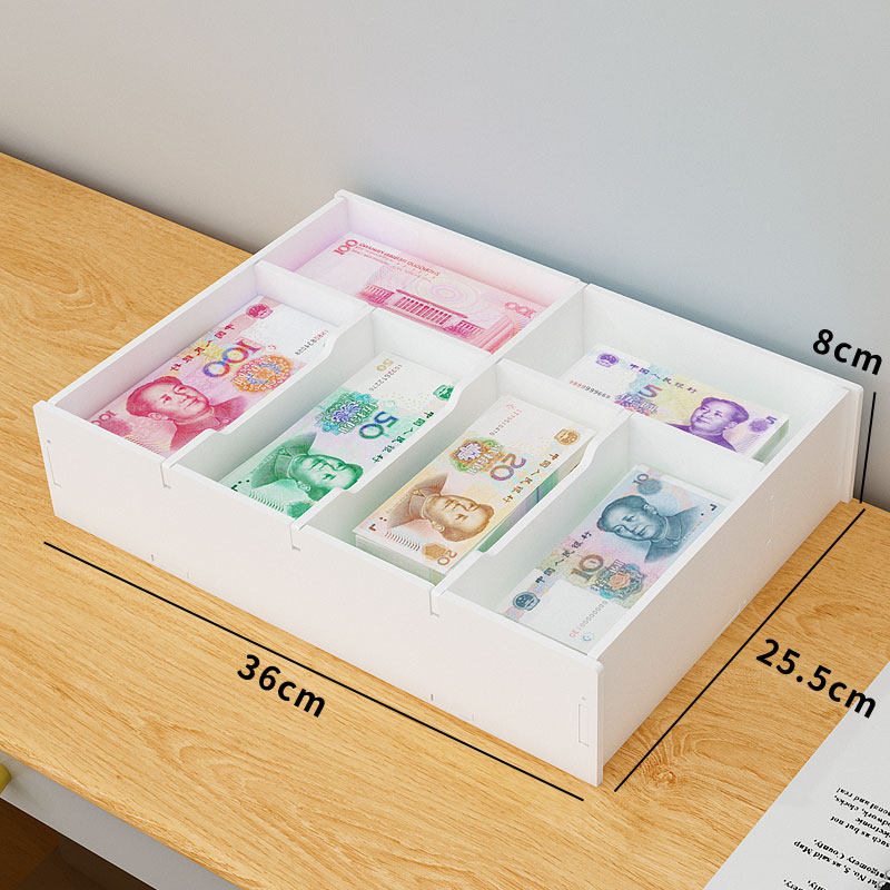Bill Certificate Box Change Classification Desktop Storage Box Paper