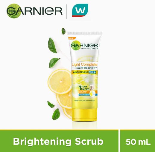 garnier scrub lemon