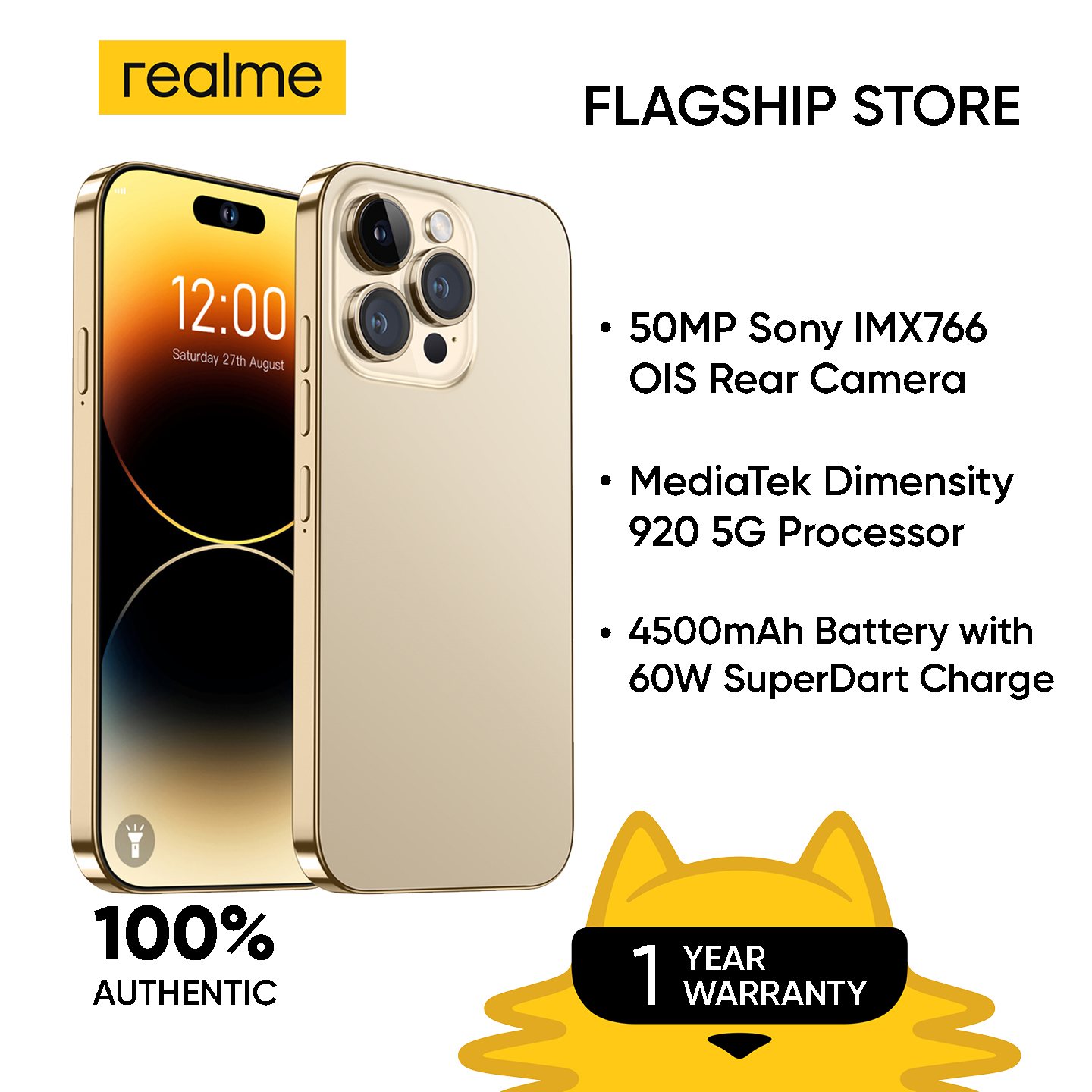 realme i14 pro max original [12GB RAM + 512GB ROM] Android Smartphone