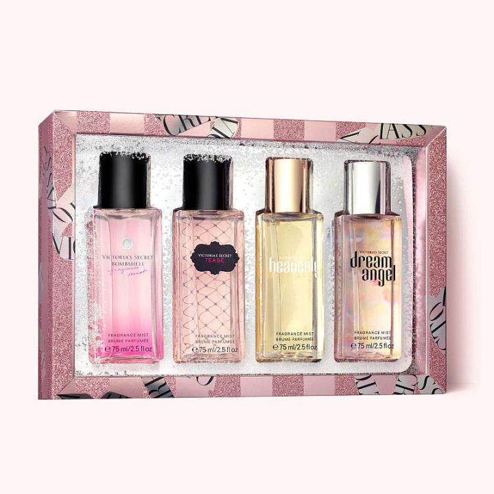 Authentic Victoria's Secret 4-piece Fragrance Mist 75ml Gift Set Made in  USA