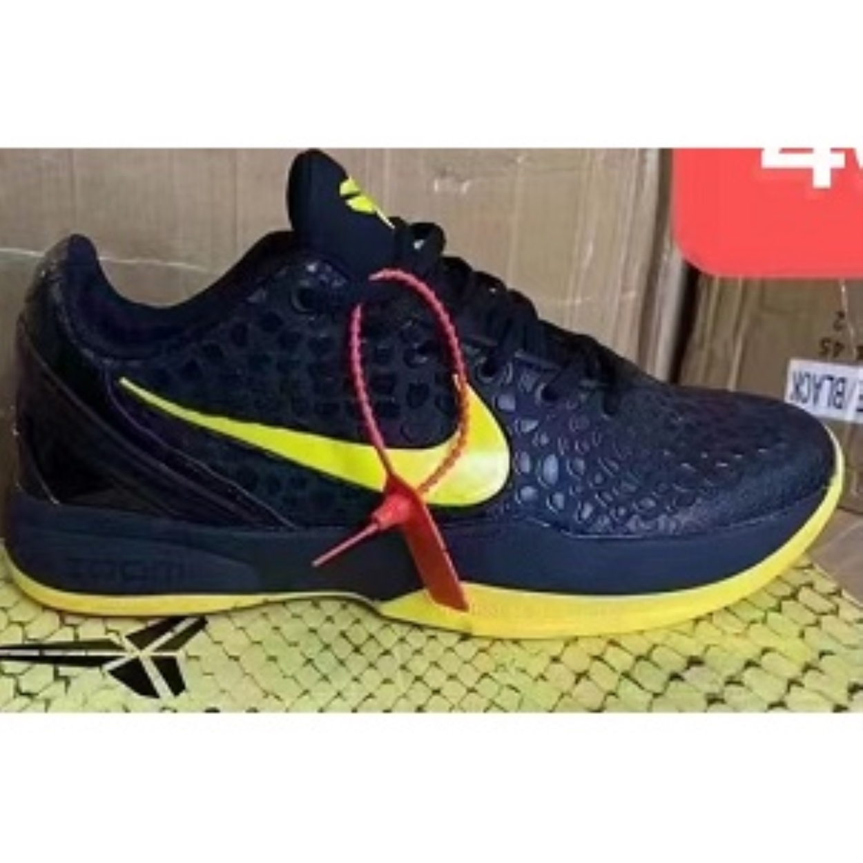 COD New! Kobe 6 protro Gigi mamba spike outdoor basketball shoe