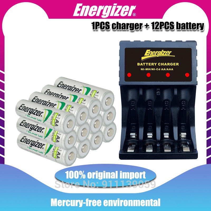 Energizer Original AAAAA Batteries Charger 1.2V AA 2450mAh Ni-MH ...