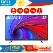 GELL 48" Frameless Ultra-Thin Smart TV, Android, FHD, YouTube