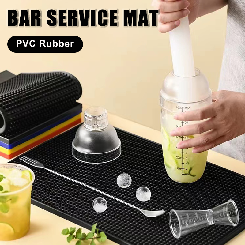 Rubber Barber Service Mat, Black Coffee Bar Mats Spill Mat for Counter-Top  - China Spill Mat for Counter-Top and Dish Drying Mat price