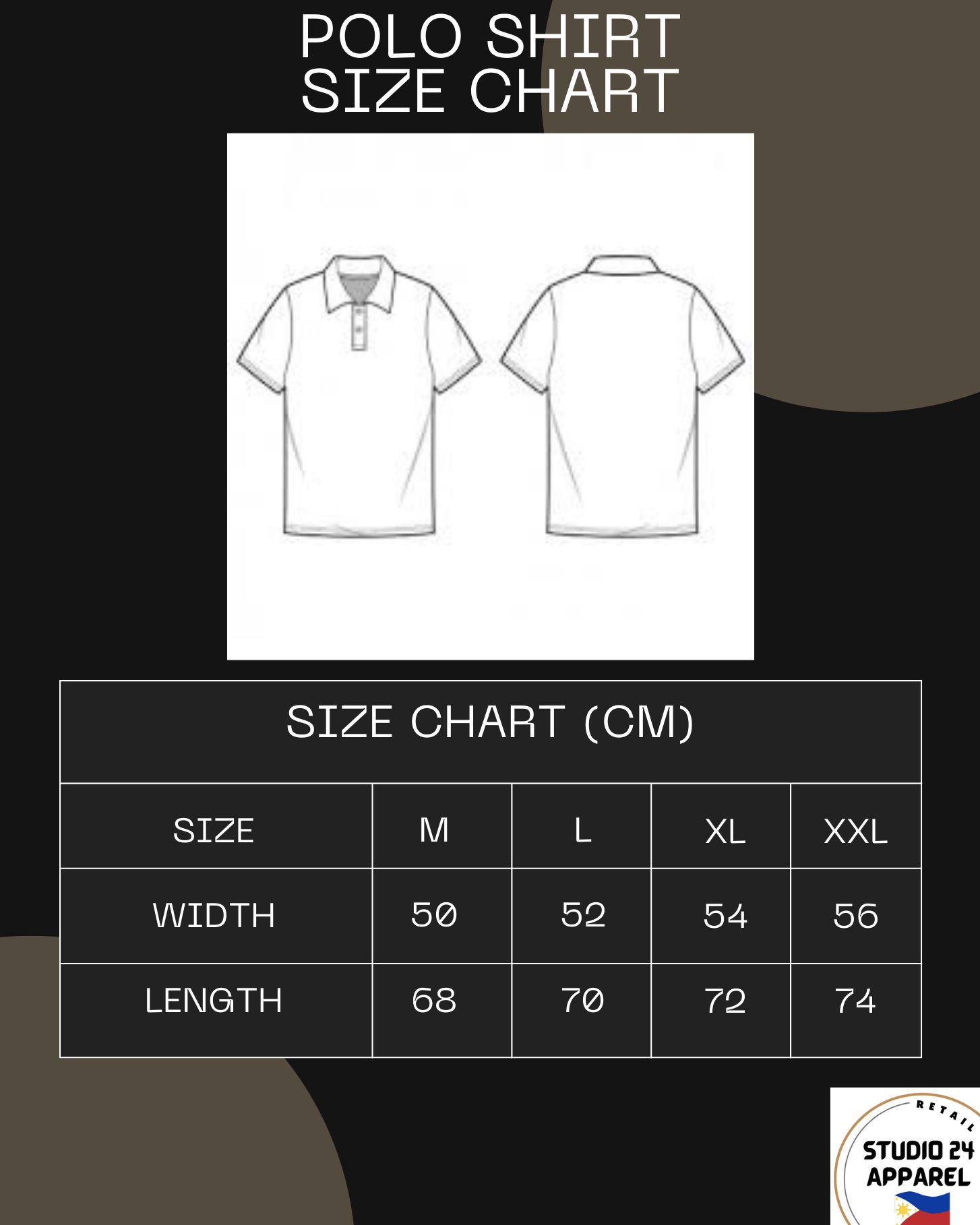 Burberry polo shop size chart