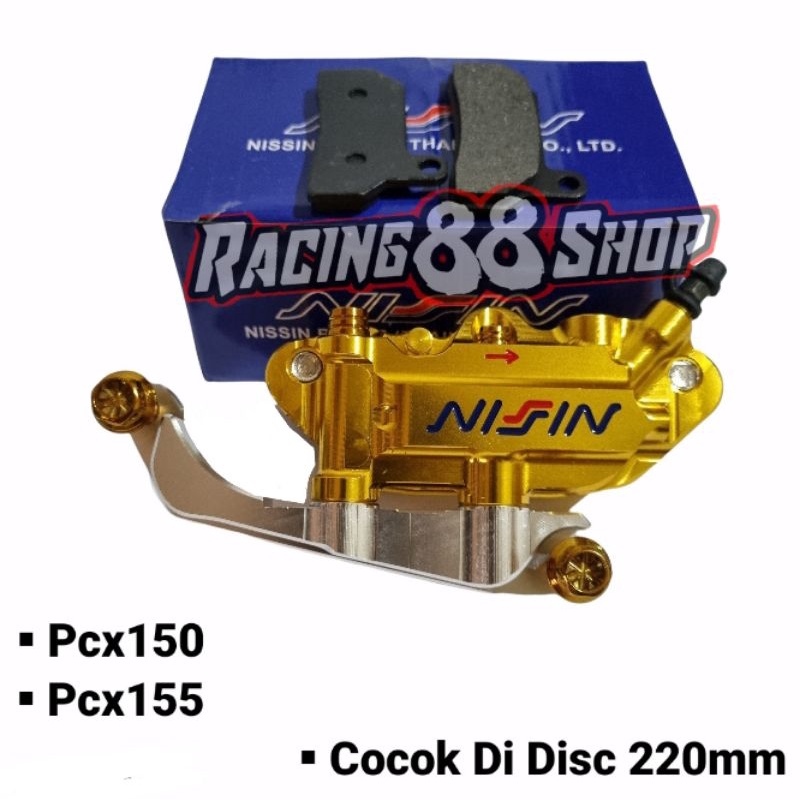 Monoblock Local LOKAL Monoblock Caliper Package 4p Front Pcx 150 155 Local Thailand Pnp ...