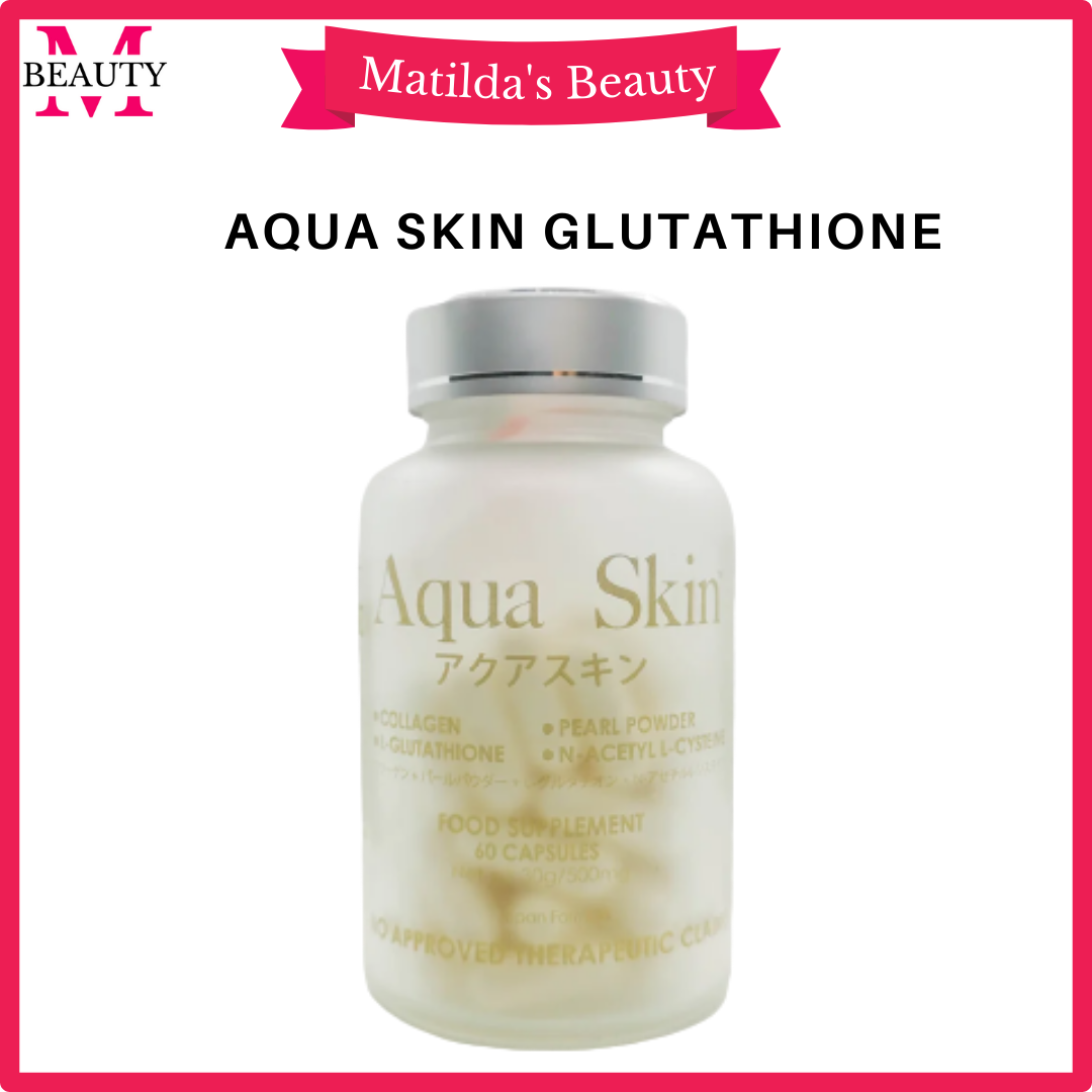 Aqua Skin Glutathione Capsule 60 Oral Sunblock W/ Vitamin C Capsule Aqua  Skin Gold Whitening Capsule Japanese Vitamin C Capsules Glowing Skin  Supplements Radiant Skin Health - Lazada