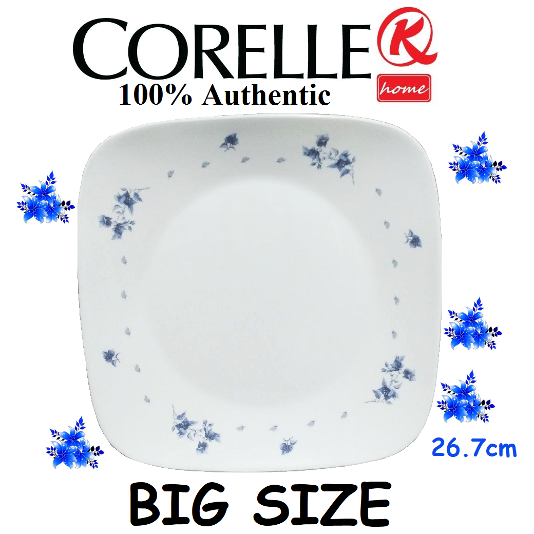 CORELLE Square Dinner Plate 26.7cm 1pc. Lazada PH