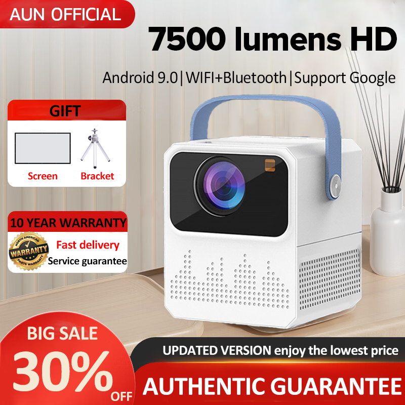 AUN projector 7500 lumens movie Projector mini projector 4k ultra