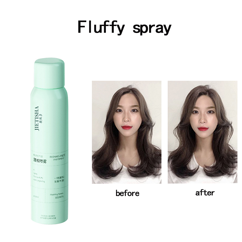 Waterfree dry hair oil control spray month can be used to lazy