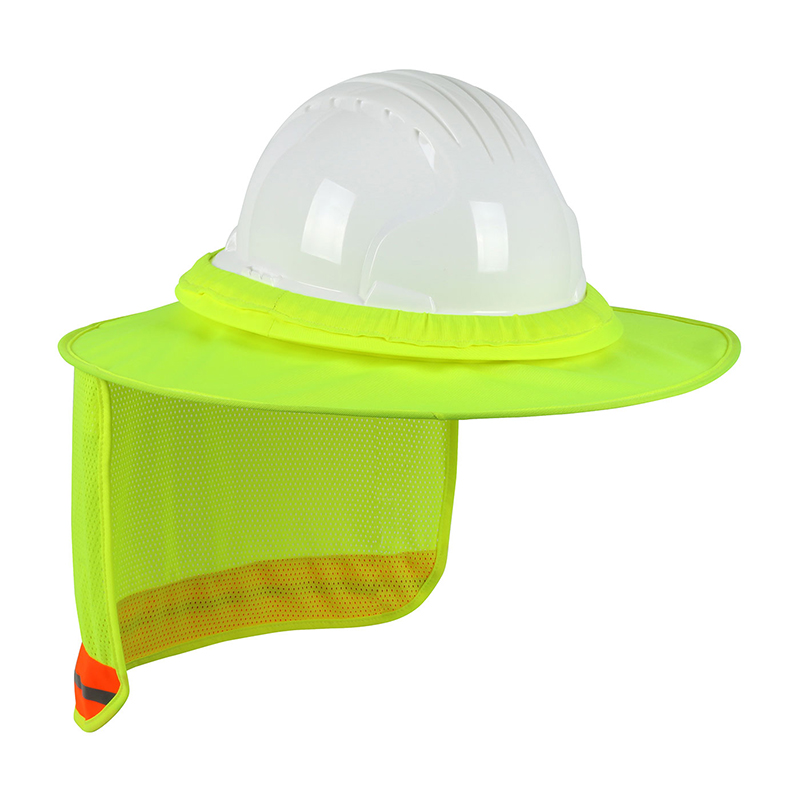 2 pcs Construction hard hat Reflective Neck Shield helmet Sun no helment include 