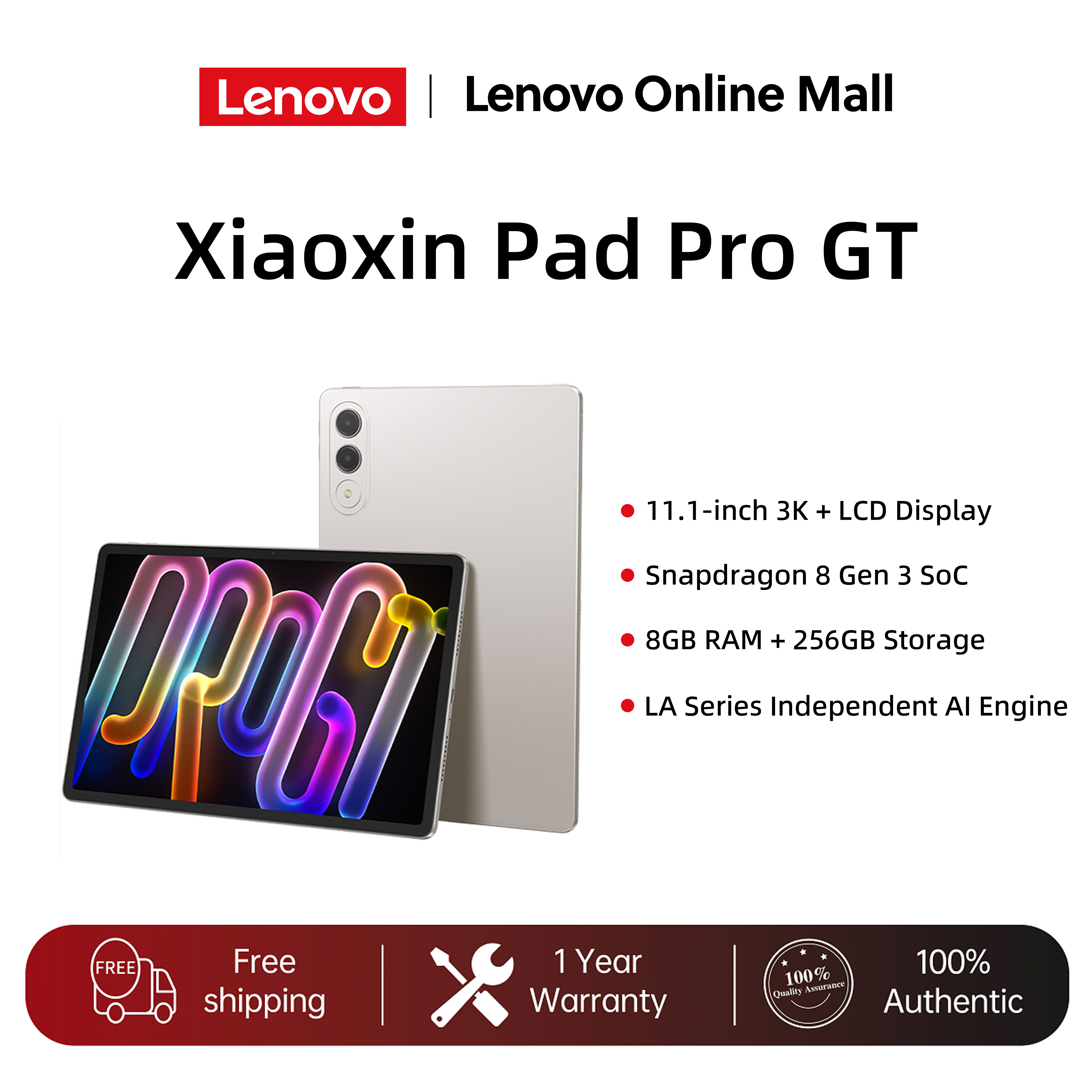 Lenovo Xiaoxin Pad Pro GT 2026 AI Tablet 144Hz 3.2K LCD Screen