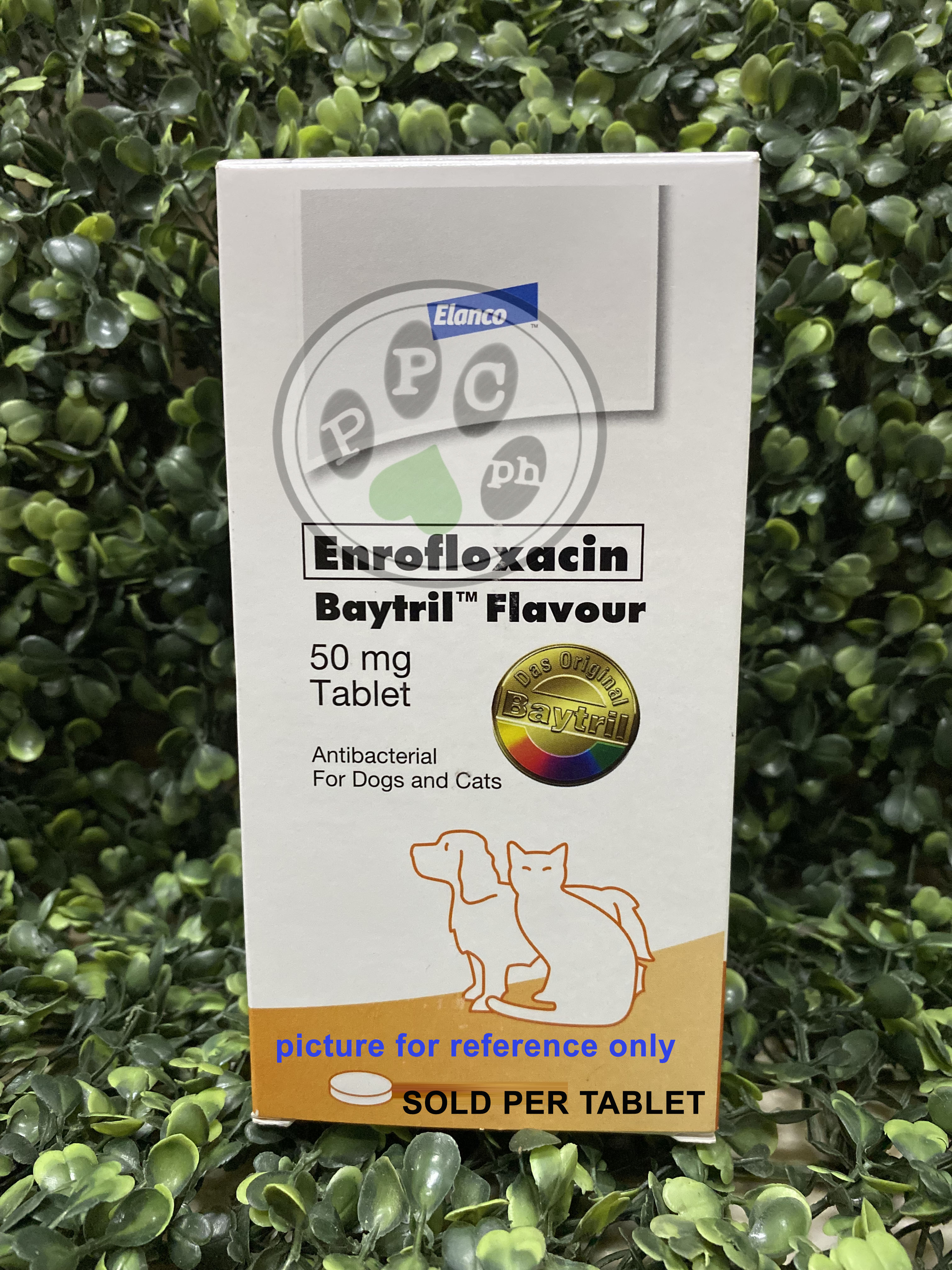 Baytril Flavoured Enrofloxacin for dogs and cats PER TABLET Lazada PH