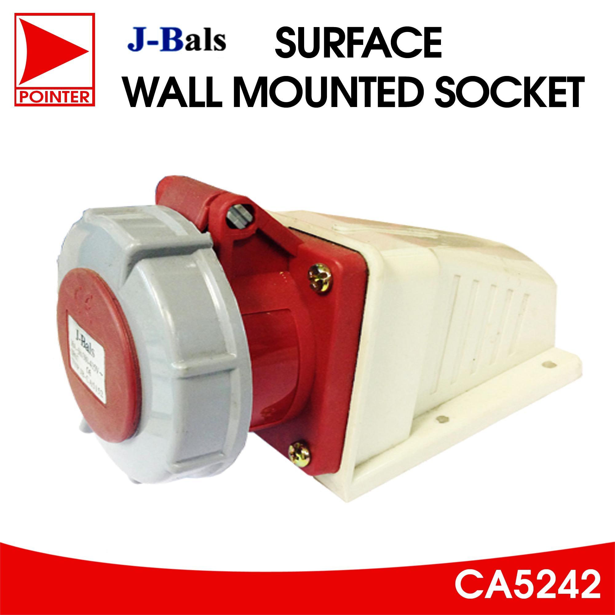 JBals Industrial Surface / Wall Mounted Socket IP67, 415V / 3P + E (4