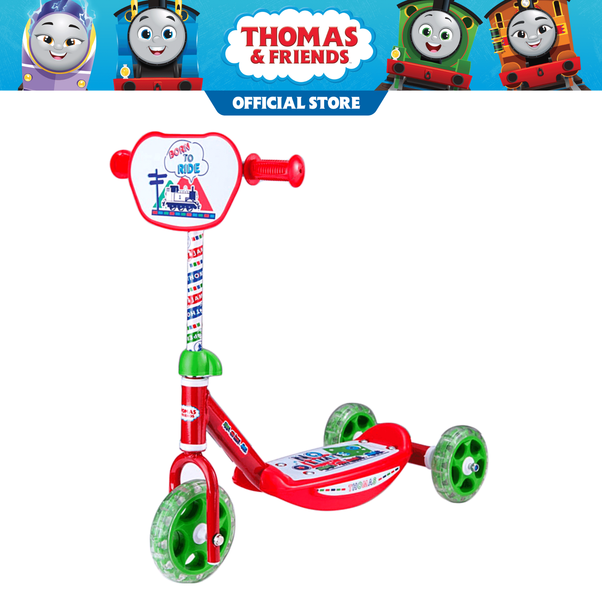 Thomas & Friends TriScooter For Kids Kids Outdoor Toy Folding Scooter