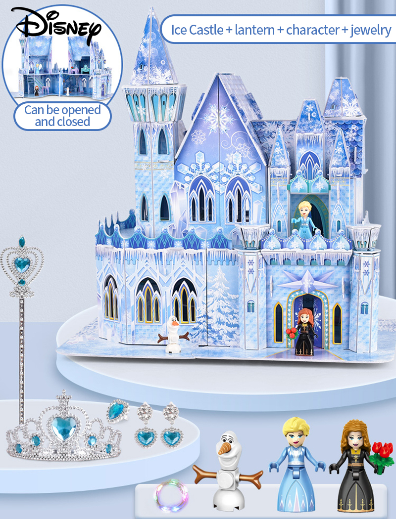 Elsa Anna 3D Palace Puzzle Disney Frozen 2 Castle Puzzle Playset NEW BOXED 