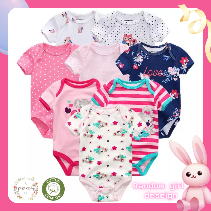 CiCi Baby Girls Overruns 100 Cotton Onesie Baby Girl Clothes 0 3