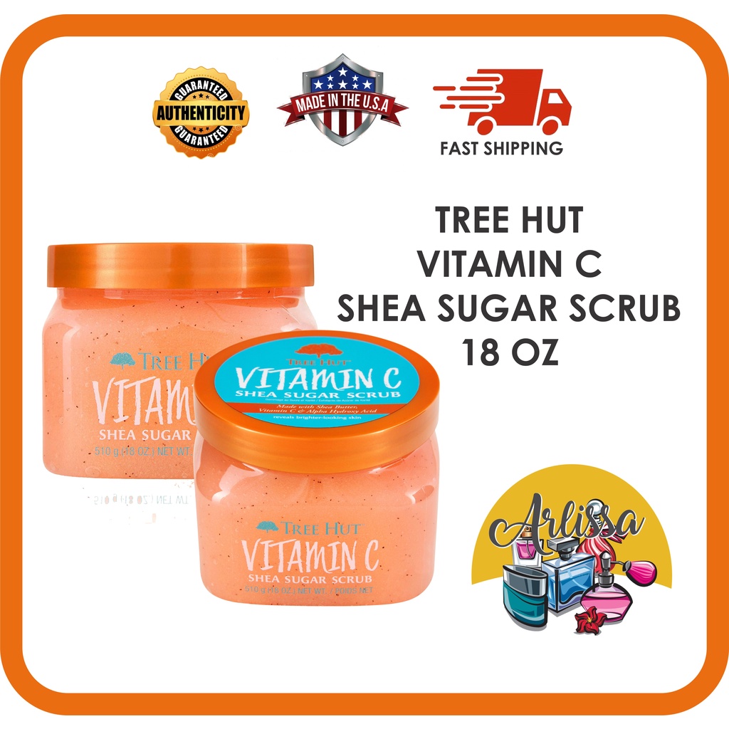 *arlissa Tree Hut Vitamin C Shea Sugar Scrub 510g Lazada PH