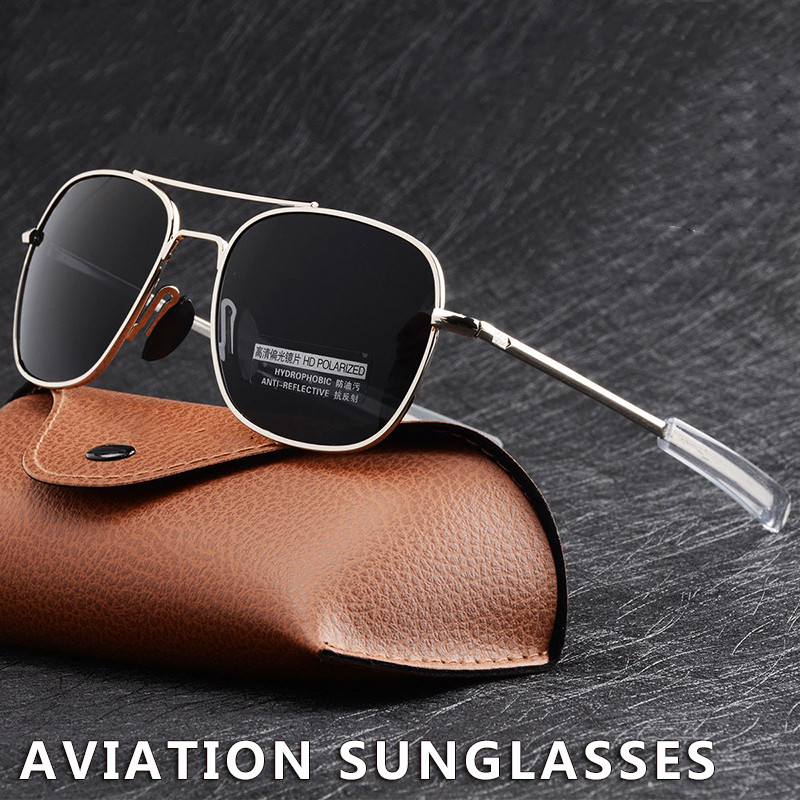 Luxury Polarized Pilot Sunglasses With UV400 Protection In Hindi