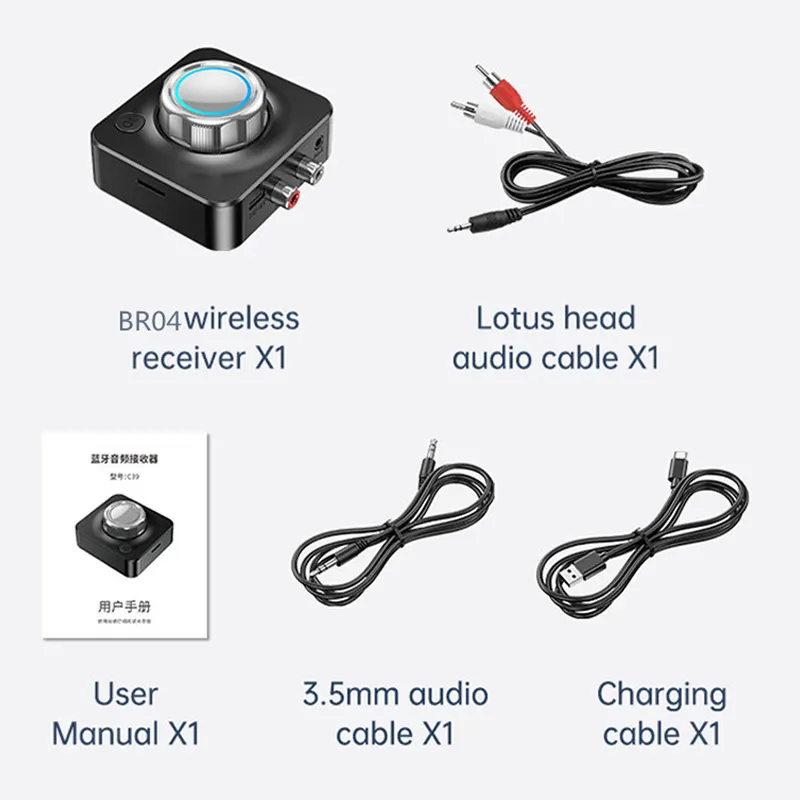 ภาพสินค้าอุปกรณ์รับสัญญาณบลูทูธ Blth 5.0 เครื่องรับสัญญาณเสียง 3D สเตอริโอเพลงอะแดปเตอร์ไร้สาย TF Card RCA 3.5 มม. 3.5 แจ็ค AUX สำหรับชุดอุปกรณ์ติดรถยนต์แบบมีสายลำโพง Headphone จากร้าน C_top บน Lazada ภาพที่ 7