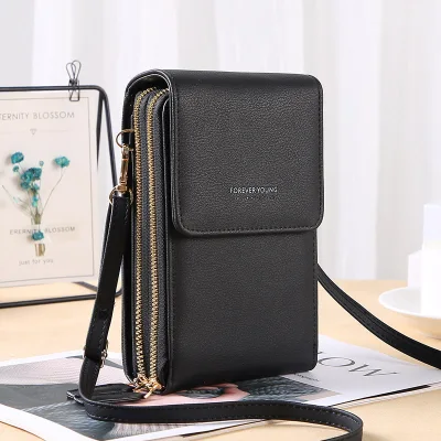 Mini PU Leather Phone Crossbody Bags for Women Summer Lady Shoulder Handbag Female Touch Screen Fashion Brand Luxury Purses