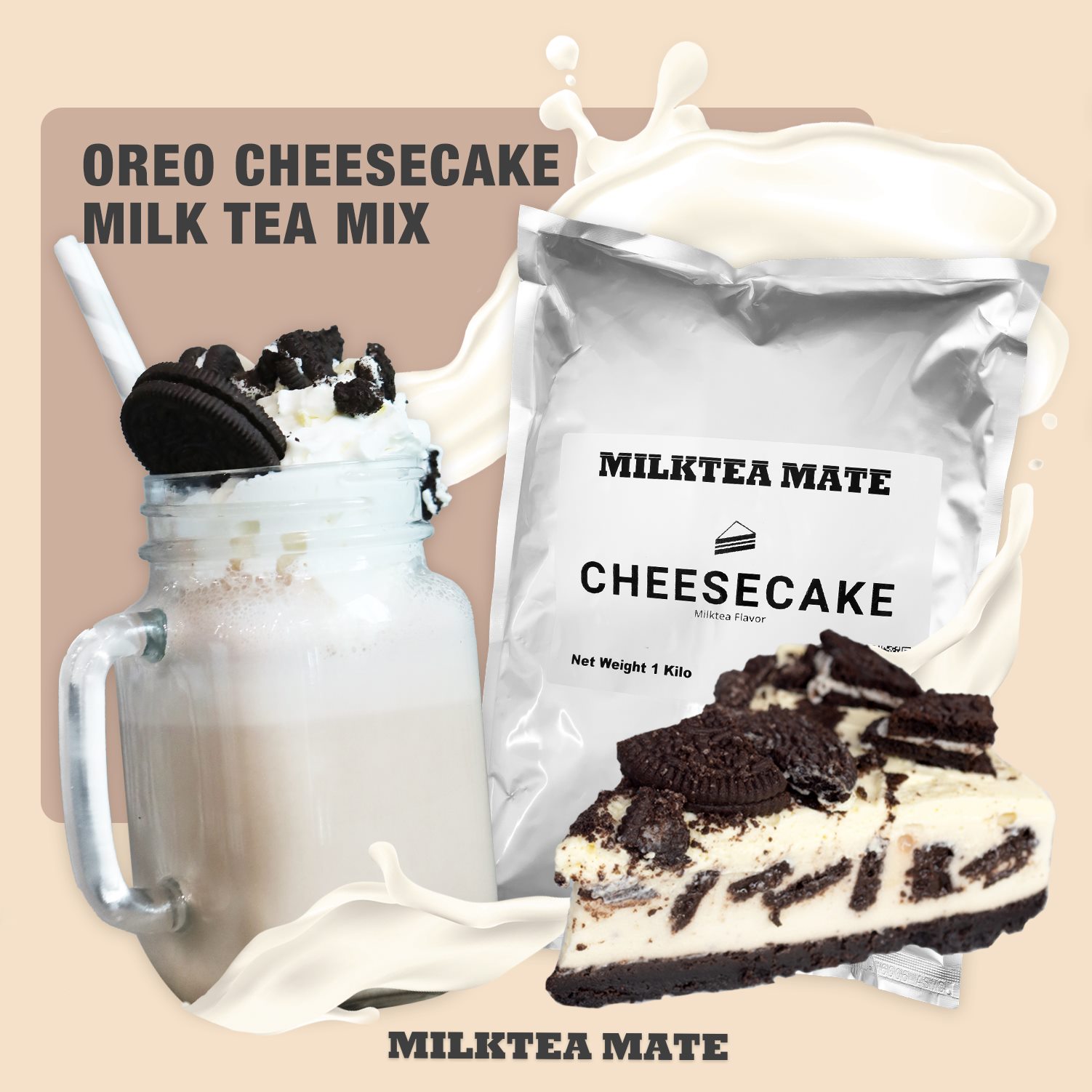 MILKTEAMATE CHEESECAKE POWDER Lazada PH