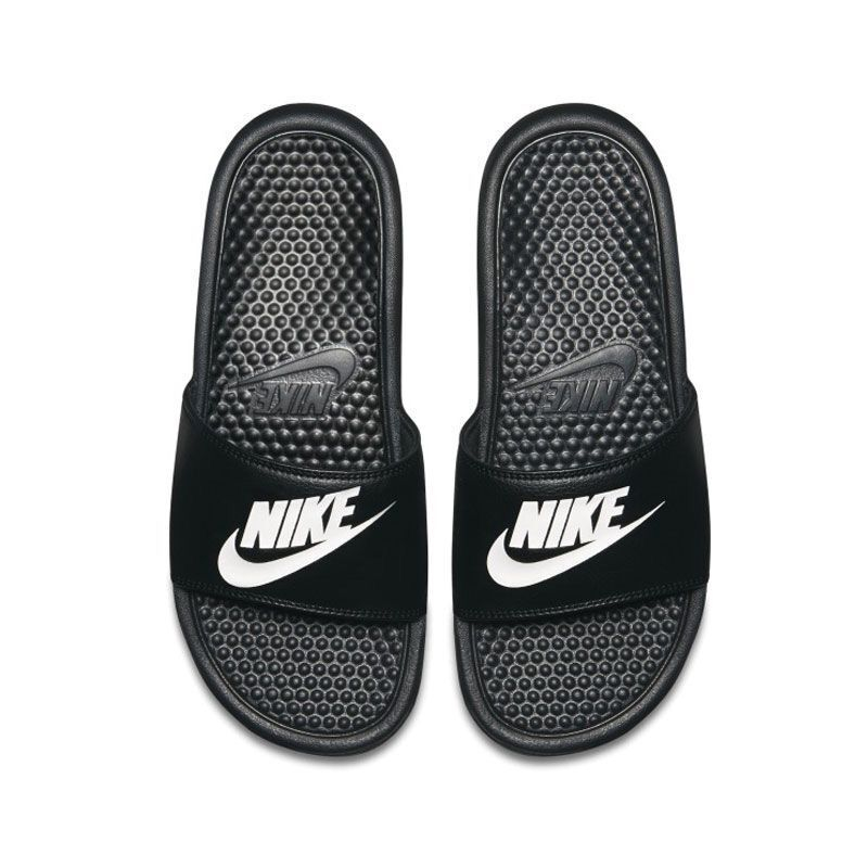 Rebelión Pilar Antibióticos Nike slippers unisex black and white platform sandals and slippers Beach  shoes | Lazada PH