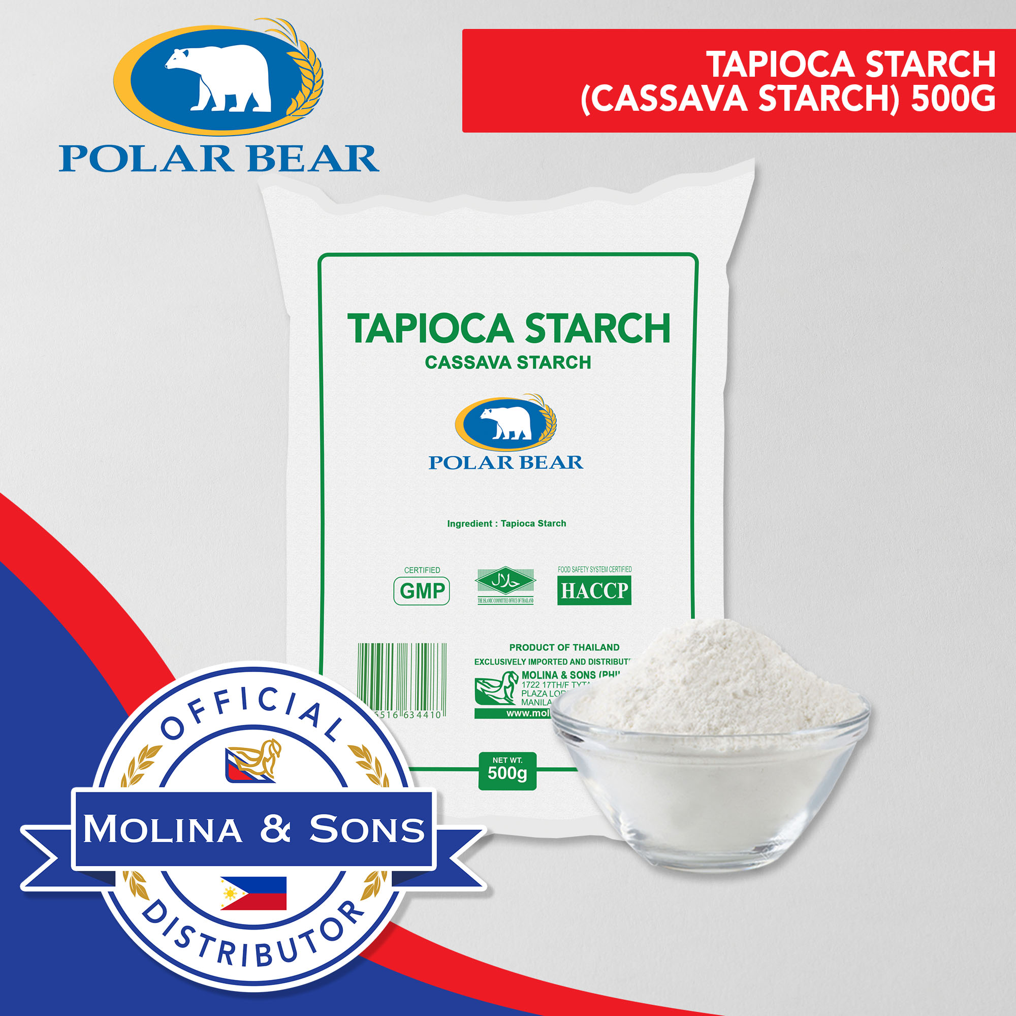 Polar Bear Tapioca Starch 500g Lazada Ph