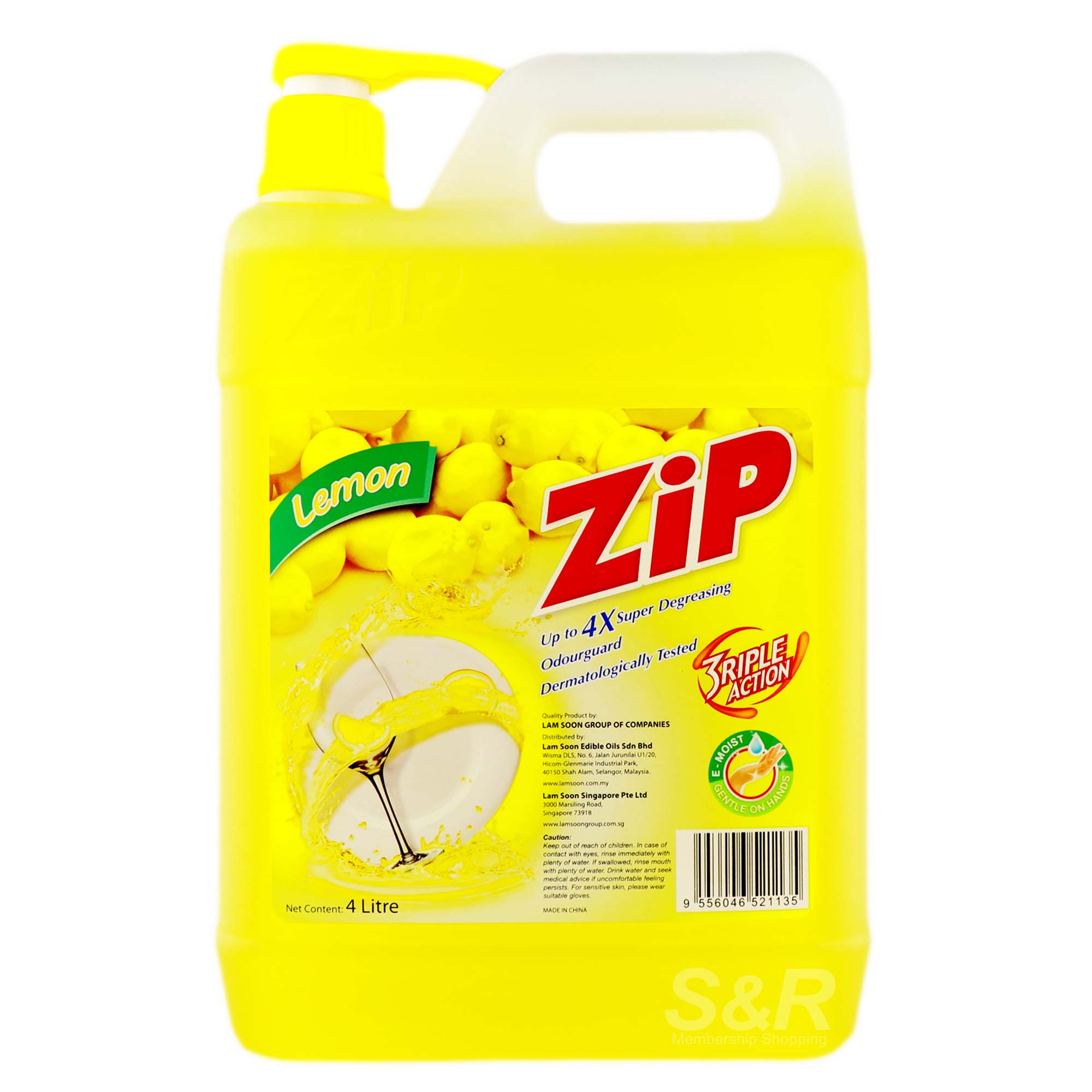 Zip Lemon Dishwashing Liquid 4L Lazada PH