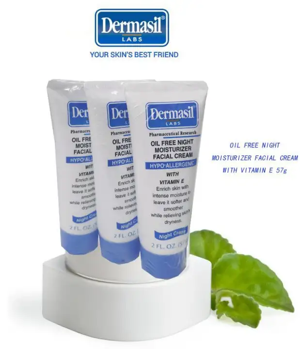 dermasil oil free night cream