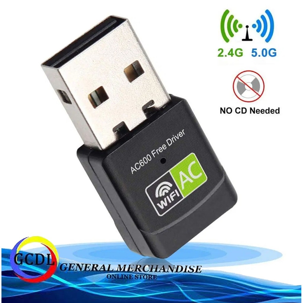 【Hot sale】 600Mbps Dual Band Wireless USB WiFi Adapter Dongle Driver ...