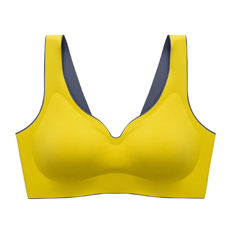 FallSweet 2 pcs/ lot Seamless Vest Bra for Women Wire Free Fitness Tops Bra  Comfort Brassiere M to XXL