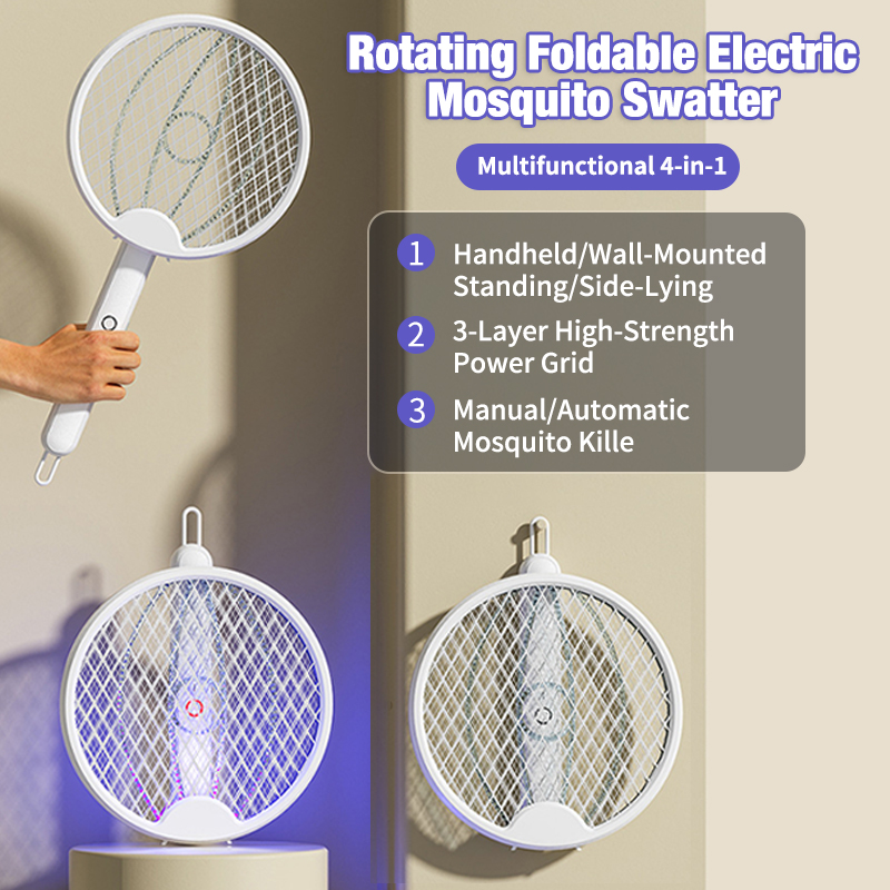 UUOY Best Electric Fly Swatter Insect Killer Tennis Racket Effective