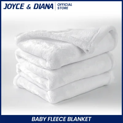 [Baby Fleece Blanket Only] Joyce & Diana Microfiber Fleece Blanket - Lightweight Super Soft Cozy Versatile - 30x40