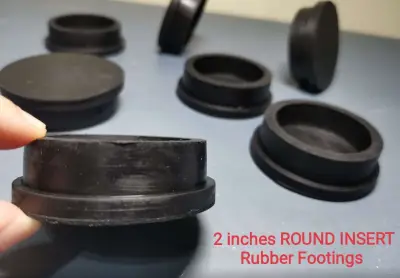 2 inches ROUND RUBBER INSERT Footings