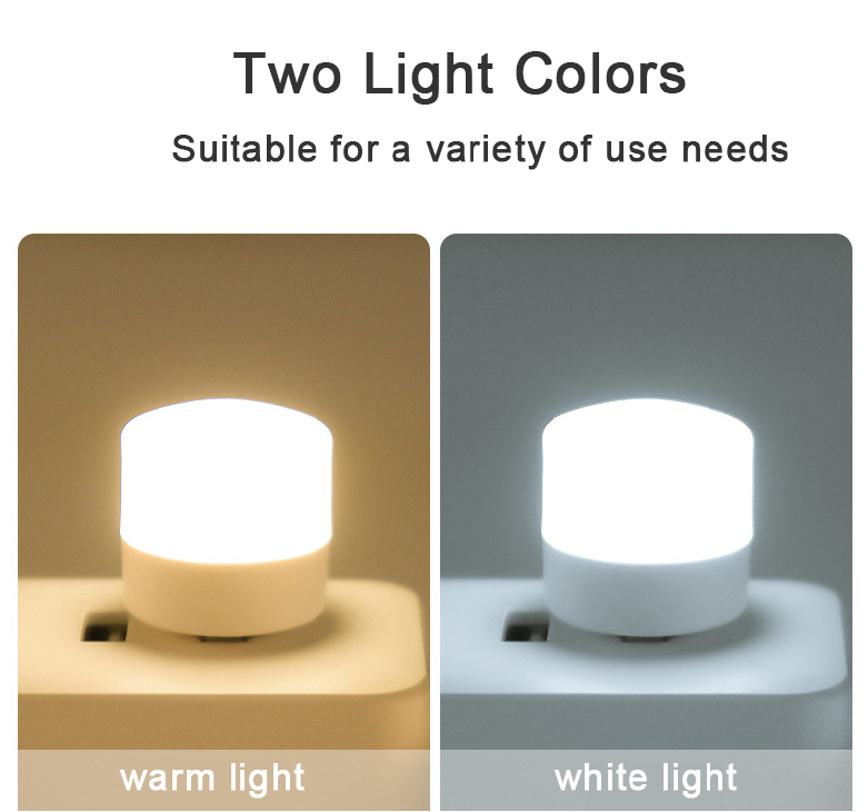 USB Night Light Eye Protection Reading Light Mini 5V LED For Computer