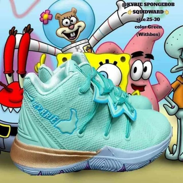 kyrie spongebob shoes kids