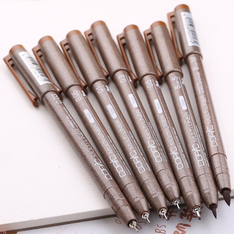 copic multiliner brown