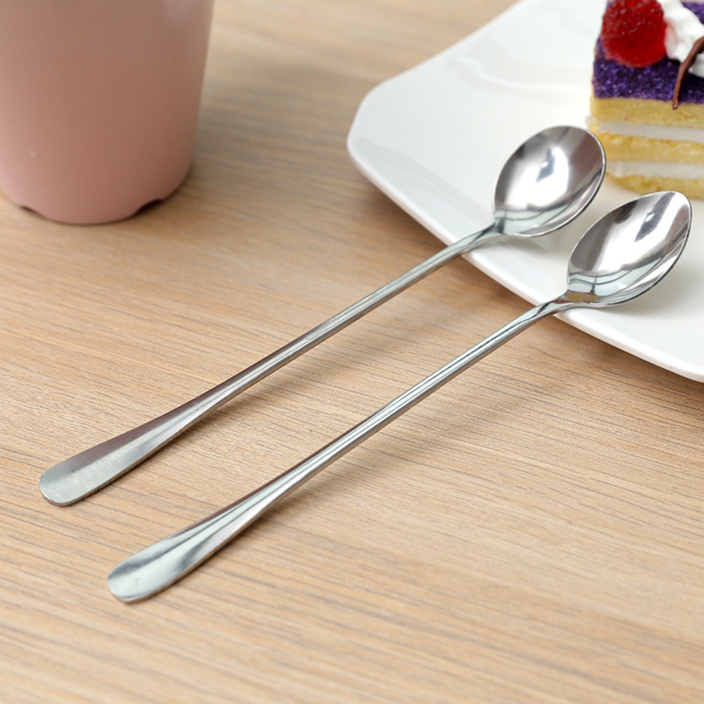 CHAOSON ยาว Handle Drinkware ของหวานไอศกรีมชาอุปกรณ์ครัวช้อนชุดโต๊ะกาแฟ