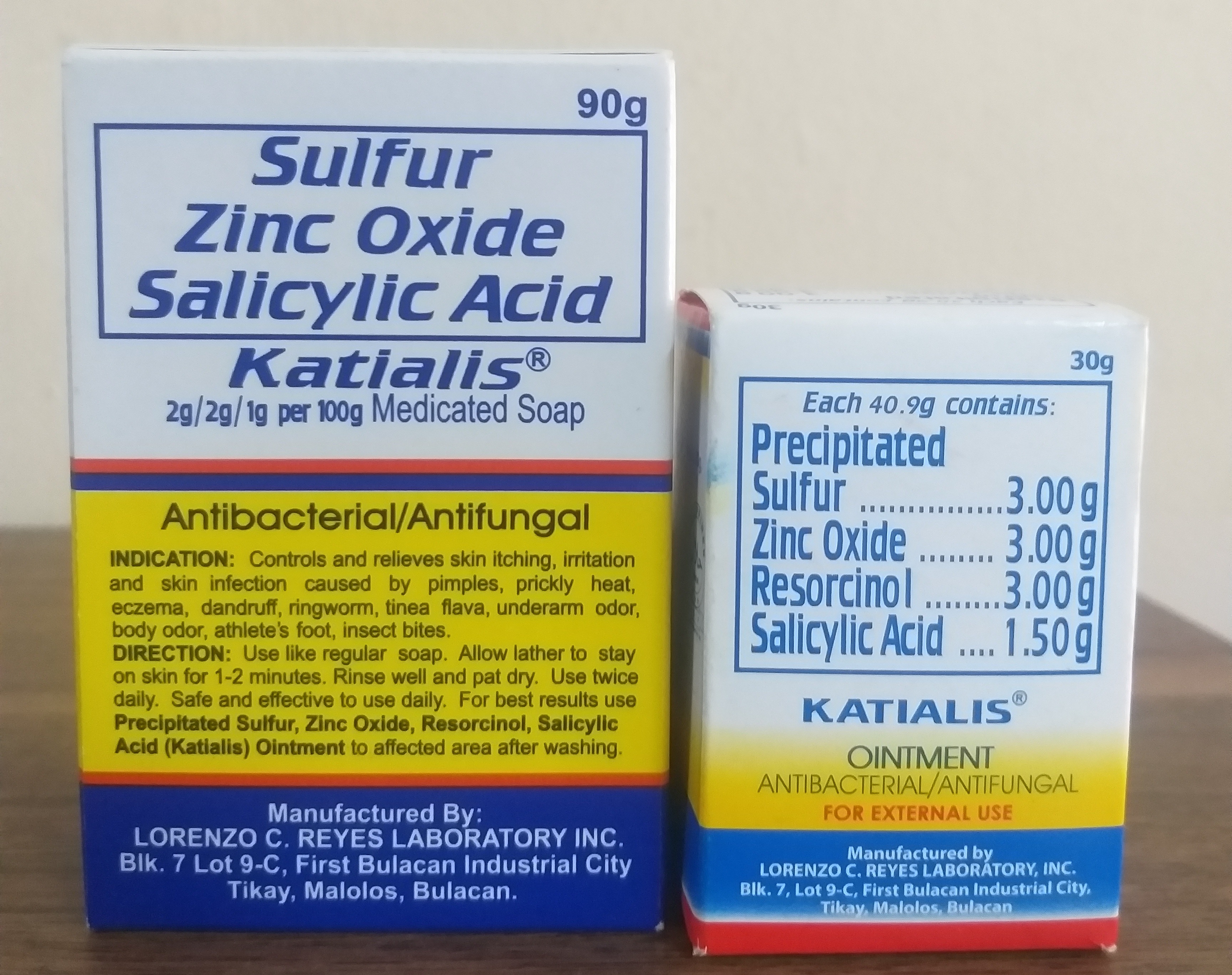 KATIALIS Antibacterial/Antifungal Soap 90g + Ointment 30g Lazada PH